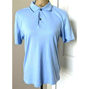 Banana Republic Polo Dress Blue Polka Dot